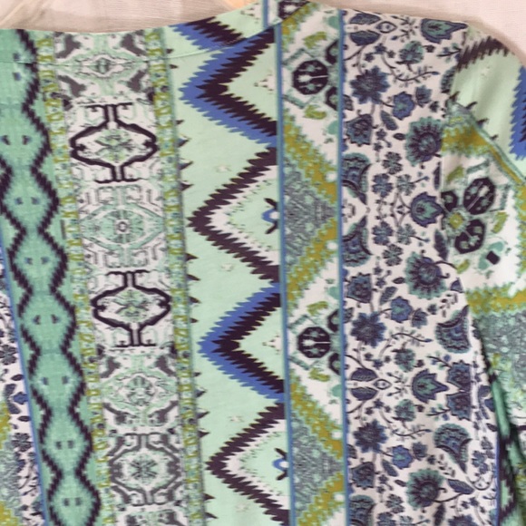 LOGO Lori Goldstein Mint Tunic Shirt - Picture 9 of 11